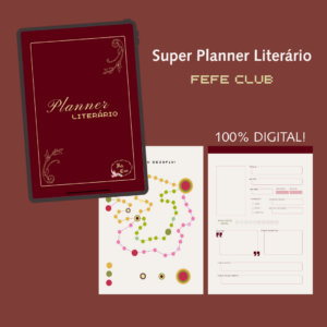Planner Literário PDF Digital – Diário de Leitura e Desafio 30 Livros